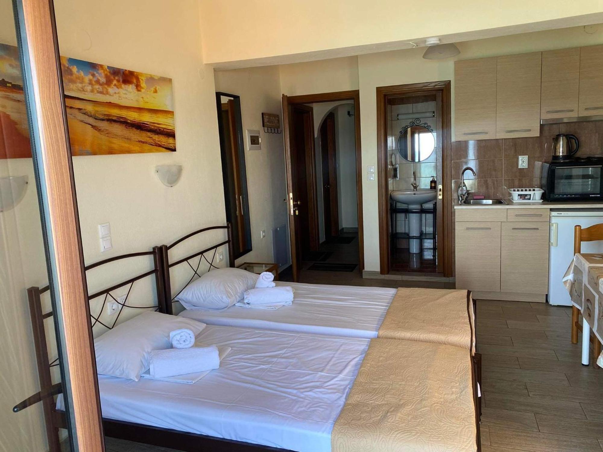 Diolkos Apartement Nea Roda Camera foto